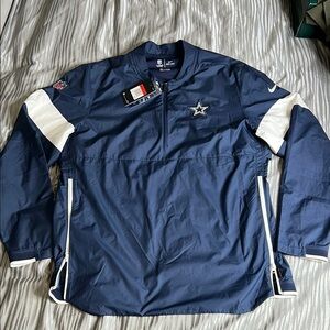 Nike NFL Dallas Cowboys Blue Pullover Jacket